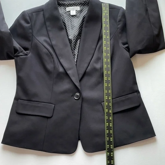 C&B Black Single Button Blazer Size Medium - Picture 6 of 10